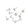 Heart Brass Head Pins KK-U051-02P-01-2