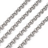 Tarnish Resistant 304 Stainless Steel Rolo Chains STAS-O076-16-1