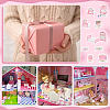   Plastic Doll Bedroom & Bathroom & Living Room Furniture Kit DIY-PH0022-06-6