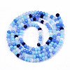 Opaque Glass Beads Strands GLAA-T006-07-A01-2