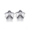 Tarnish Resistant 304 Stainless Steel Flower Bead Caps LS-STAS-G124-28P-3