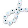 Handmade Evil Eye Lampwork Beads Strands LAMP-N029-009F-4