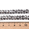 Electroplate Glass Beads Strands EGLA-T021-20C-4