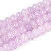 Baking Paint Crackle Glass Beads Strands DGLA-N020-01A-04-1