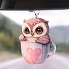 Owl Acrylic Pendant Decorations PW-WG63691-03-1