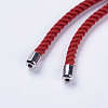 Nylon Twisted Cord Bracelet Making MAK-F018-01P-RS-4