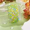 Resin Beads Bracelets BJEW-TAC0080-01C-4
