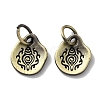 Tibetan Style Brass Pendants KK-M284-40AB-1