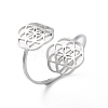 304 Stainless Steel Open Rings for Women RJEW-S240-02P-1