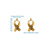 Breast Cancer Awareness Ribbon Carved Word Hope Tibetan Style Alloy Message Pendants TIBEP-TA0001-72-10