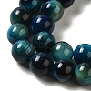 Grade AB+ Dyed Natural Tiger Eye Beads Strands X-G-G102-A02-02-4