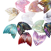 Electroplated Rainbow Resin Pendants RESI-CJ0001-133-4