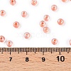 6/0 Transparent Inside Colours Glass Seed Round Beads SEED-N006-004J-4