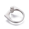 Tarnish Resistant 304 Stainless Steel Finger Rings RJEW-O032-12P-19mm-3