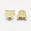 Long-Lasting Plated Brass Beads KK-K193-071G-NF-2