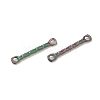 Ion Plating(IP) 304 Stainless Steel Connector Charms STAS-Q323-09MC-2