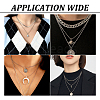 Stainless Steel Curb Chain Necklaces for Men Women NJEW-TAC0001-017-7