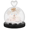   1Pc Heart Glass Dome Cover DIY-PH0022-42B-1