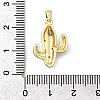Brass Micro Pave Cubic Zirconia Pendants KK-P336-39G-02-3