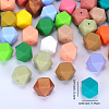 Hexagonal Silicone Beads SI-JX0020A-23-2