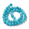 Natural Dyed White Jade Beads Strands G-M402-C03-03-4