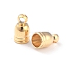Brass Cord End Cap for Jewelry Making KK-O139-14A-G-2