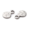 Non-Tarnish 304 Stainless Steel Charms STAS-H124-13P-2