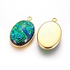 Synthetic Ammolite Pendants G-F610-10G-2