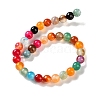 Natural Striped Agate/Banded Agate Beads Strands X-G-Z060-A01-A07-3