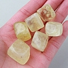 100g Cube Natural Citrine Beads PW-WG54827-02-1