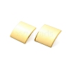 304 Stainless Steel Square Stud Earrings for Women EJEW-U020-16P-2