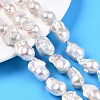 Natural Baroque Pearl Keshi Pearl Beads Strands PEAR-S019-05C-1