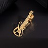 Stainless Steel Guitar Shaped Tie Clips PW-WGF86B0-01-1