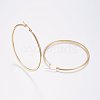 304 Stainless Steel Big Hoop Earrings EJEW-F105-16G-2