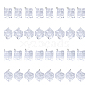 CHGCRAFT 32Pcs 2 Style Transparent Acrylic Pendants TACR-CA0001-17-1