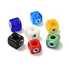 Handmade Evil Eye Lampwork European Beads X-LAMP-G143-06-1