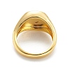 Brass Signet Ring for Women RJEW-E058-01G-04-3
