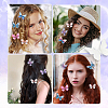 24Pcs 2Bags Cloth Butterfly Alligator Hair Clip FIND-CP0002-49B-6
