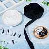 2 Bags 2 Colors Nylon Closed-end Zipper DIY-TA0014-72B-8