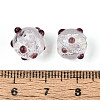 Handmade Foil Lampwork Beads Strands FOIL-T008-02B-4