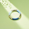 Acrylic Curved Tube Beaded Stretch Bracelet for Women BJEW-JB08438-04-2