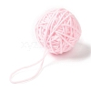 Yarn Knitted Christmas Ball Ornaments AJEW-P106-01C-3