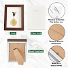 Natural Wood Medal Display Frame AJEW-WH0248-420A-4