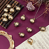Brass Bell Pendants KKB-FH0001-01B-4