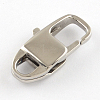 Polished 316 Surgical Stainless Steel Lobster Claw Clasps X-STAS-R072-34-1