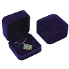 Square Velvet Jewelry Boxes for Pendant CON-WH20013-03B-1