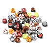 Handmade Polymer Clay Beads X-CLAY-E005-09-1