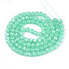 Baking Paint Glass Beads Strands DGLA-N015-8mm-07-2