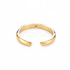 Brass Enamel Cuff Rings RJEW-T016-24D-NF-2