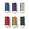 6 Rolls 6 Colors Baking Paint Iron Wire MW-K001-0.4mm-1